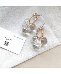 【Agaro】No.172 フープピアス つぶつぶ(MA)