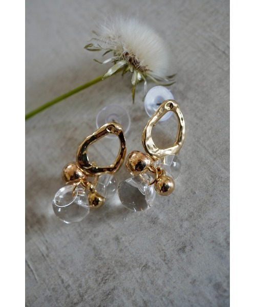 tone（トーン）の「【Agaro】No.172　フープピアス　つぶつぶ(MA)（ピアス（両耳用）・レディース・ゴールド/シルバー/ゴールド系その他/シルバー系その他・FREE）」の13枚目の写真