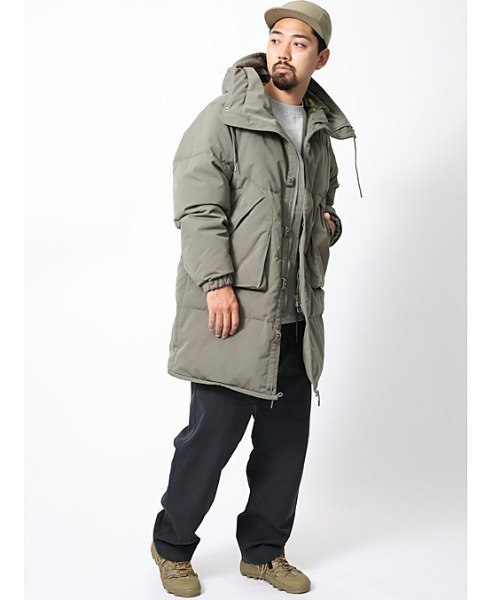 Snow Peak（スノーピーク）の「TAKIBI Down Coat（ダウンジャケット/コート・メンズ・ブラック/カーキ・MEDIUM/LARGE/1/X-LARGE/SMALL）」の12枚目の写真