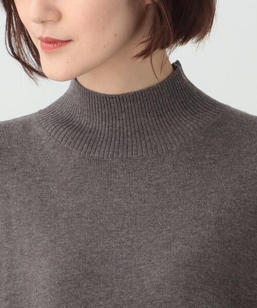 THE SHOP TK （ザ ショップ ティーケー ）の「◆【洗える】ハイネックロングニットワンピース/CLUEL 11月号掲載（ワンピース・レディース・ピンク系/グリーン/ブラウン系/ブラック・12）」の19枚目の写真