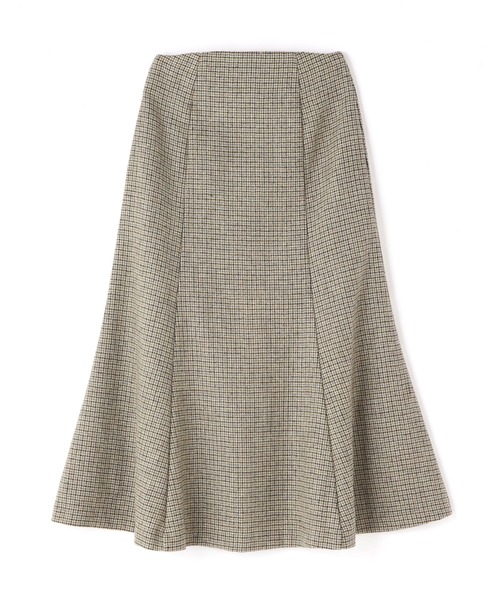 FREE'S MART(フリーズマート)の「◆ツイードチェックマーメイドスカート(スカート・レディース・ベージュ系その他/グリーン系その他/イエロー系その他・X-SMALL/MEDIUM/SMALL)」の2枚目の写真