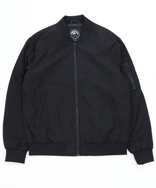 GIORDANO（ジョルダーノ）の「[ GIORDANO ]パデッドMA-1ジャケット (ユニセックス)（MA-1・レディース・グリーン/ネイビー/ブラック・MEDIUM/LARGE/X-LARGE/SMALL）」の10枚目の写真