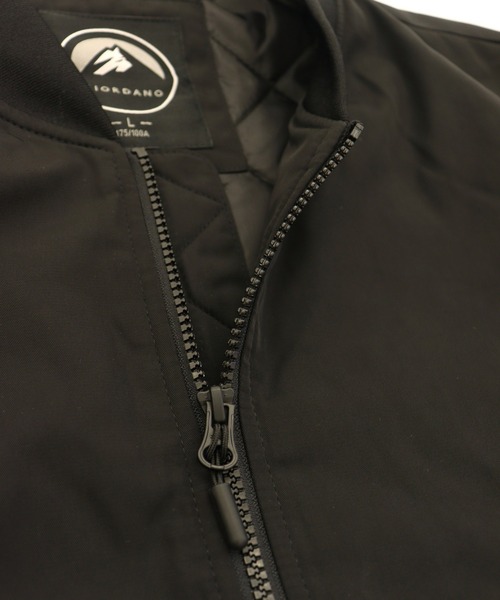 GIORDANO（ジョルダーノ）の「[ GIORDANO ]パデッドMA-1ジャケット (ユニセックス)（MA-1・レディース・グリーン/ネイビー/ブラック・MEDIUM/LARGE/X-LARGE/SMALL）」の16枚目の写真