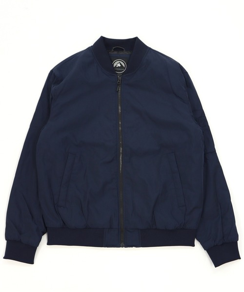 GIORDANO（ジョルダーノ）の「[ GIORDANO ]パデッドMA-1ジャケット (ユニセックス)（MA-1・レディース・グリーン/ネイビー/ブラック・MEDIUM/LARGE/X-LARGE/SMALL）」の14枚目の写真