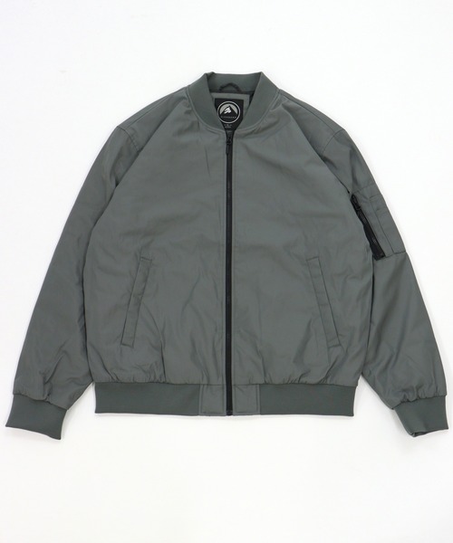 GIORDANO（ジョルダーノ）の「[ GIORDANO ]パデッドMA-1ジャケット (ユニセックス)（MA-1・レディース・グリーン/ネイビー/ブラック・MEDIUM/LARGE/X-LARGE/SMALL）」の12枚目の写真