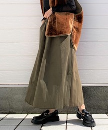 Q | スエードタッチマキシスカート(スカート)