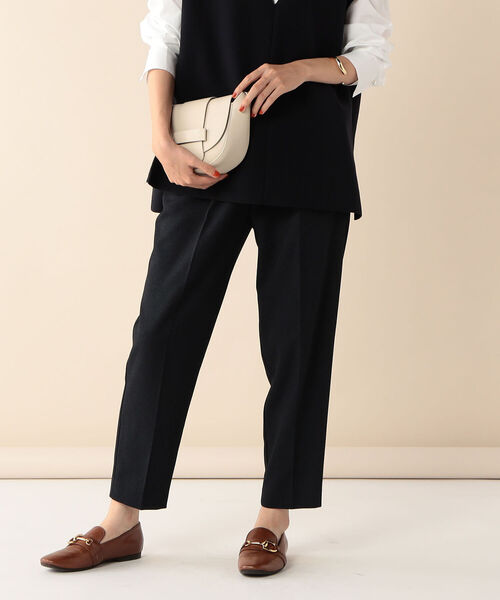 NOLLEY’S（ノーリーズ）の「ウォッシャブルピンヘッドタックパンツ（その他パンツ・レディース・ブルー系その他7/ブラウン系その他3/オフホワイト・34/36/38）」の14枚目の写真