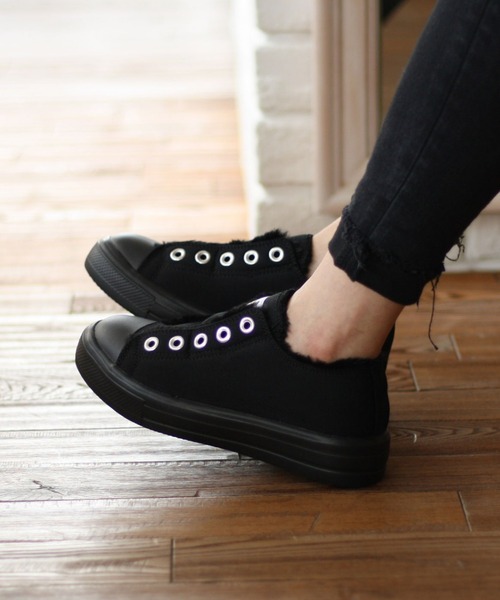 セール Kitson フェイクファースニーカー Husky スニーカー Atmos Pink アトモスピンク のファッション通販 Zozotown