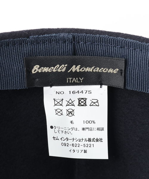 JOURNAL STANDARD relume（ジャーナルスタンダード　レリューム）の「【Benelli Montacone/ベネリ モンタコーネ】フェルトCAP：キャップ（ハット・レディース・ネイビー・FREE）」の9枚目の写真