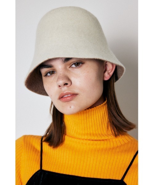 MOUSSY(マウジー)の「REVERSIBLE BUCKET ハット(ハット・レディース・ブラック/ベージュ・FREE)」の5枚目の写真