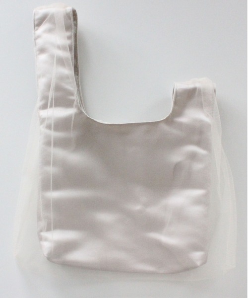 kaene（カエン）の「チュールドッキングハンドバッグ（ハンドバッグ・レディース・ベージュ/カーキ/ブラック・FREE）」の10枚目の写真