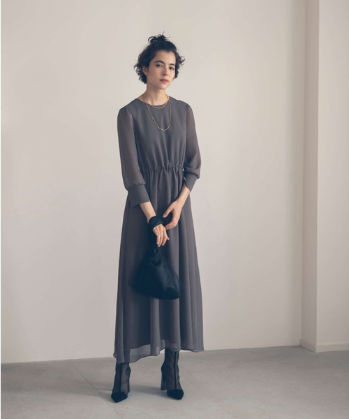 kaene（カエン）の「チュールドッキングハンドバッグ（ハンドバッグ・レディース・ベージュ/カーキ/ブラック・FREE）」の13枚目の写真