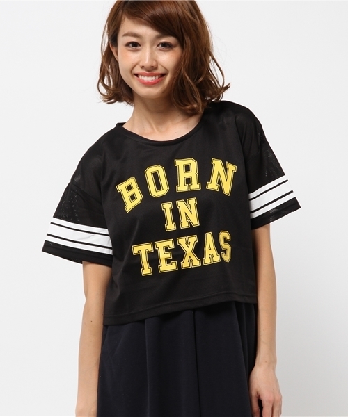 Dickies(ディッキーズ)の「メッシュワイドTシャツ(Tシャツ/カットソー・レディース・ホワイト/ブラック・MEDIUM/SMALL/LARGE)」の2枚目の写真