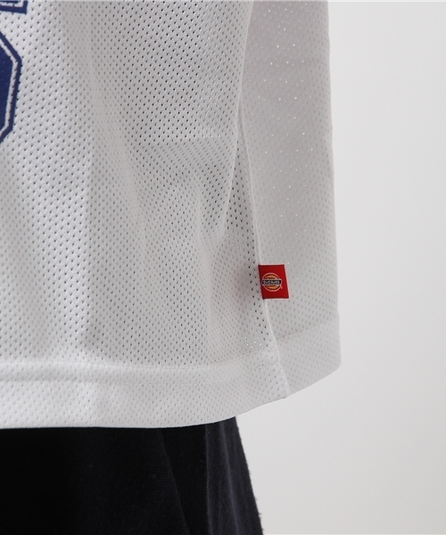 Dickies(ディッキーズ)の「メッシュワイドTシャツ(Tシャツ/カットソー・レディース・ホワイト/ブラック・MEDIUM/SMALL/LARGE)」の3枚目の写真