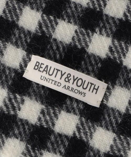 BEAUTY&YOUTH UNITED ARROWS(ビューティーアンドユースユナイテッドアローズ)の「シェパード チェック マフラー(マフラー・メンズ・ケリー/ブラック・FREE)」の3枚目の写真