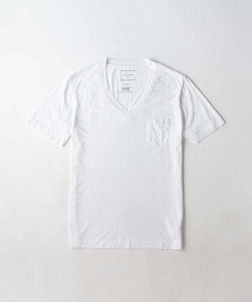 UNITED ARROWS(ユナイテッドアローズ)の「◎UAS USA V/N◆(Tシャツ/カットソー・メンズ・イエロー/ケリー/ホワイト/ネイビー/グレー・SMALL/LARGE/X-LARGE/X-SMALL/MEDIUM/XX-LARGE)」の1枚目の写真