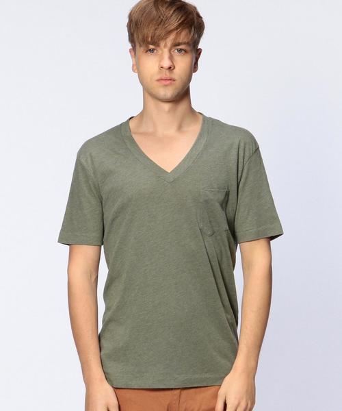 UNITED ARROWS(ユナイテッドアローズ)の「◎UAS USA V/N◆(Tシャツ/カットソー・メンズ・イエロー/ケリー/ホワイト/ネイビー/グレー・SMALL/LARGE/X-LARGE/X-SMALL/MEDIUM/XX-LARGE)」の9枚目の写真