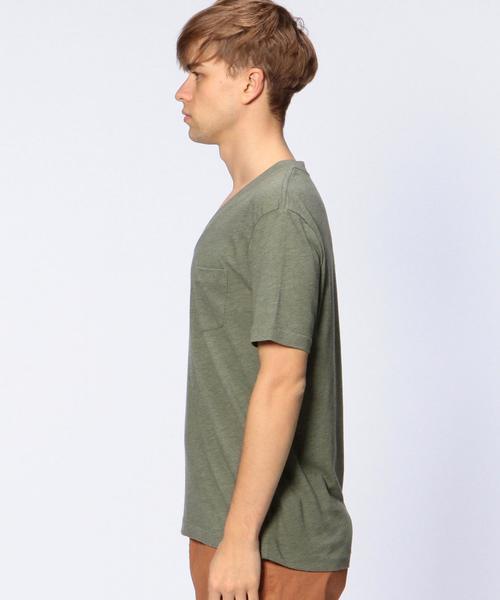 UNITED ARROWS(ユナイテッドアローズ)の「◎UAS USA V/N◆(Tシャツ/カットソー・メンズ・イエロー/ケリー/ホワイト/ネイビー/グレー・SMALL/LARGE/X-LARGE/X-SMALL/MEDIUM/XX-LARGE)」の12枚目の写真
