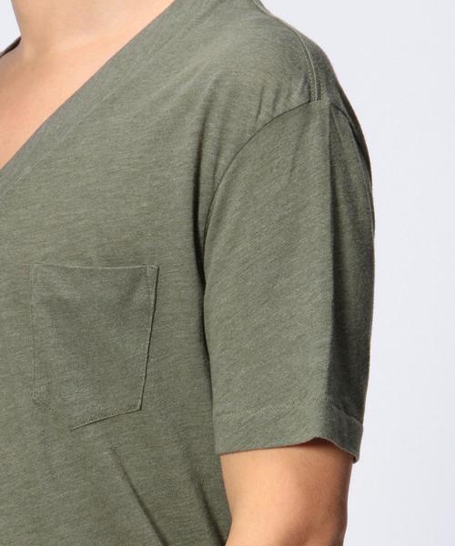 UNITED ARROWS(ユナイテッドアローズ)の「◎UAS USA V/N◆(Tシャツ/カットソー・メンズ・イエロー/ケリー/ホワイト/ネイビー/グレー・SMALL/LARGE/X-LARGE/X-SMALL/MEDIUM/XX-LARGE)」の14枚目の写真