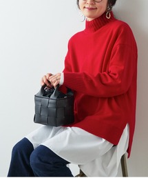 OUVRAGE CLASSE | ハイネック脇スリットプルオーバー(ニット/セーター)