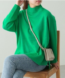 OUVRAGE CLASSE | ハイネック脇スリットプルオーバー(ニット/セーター)
