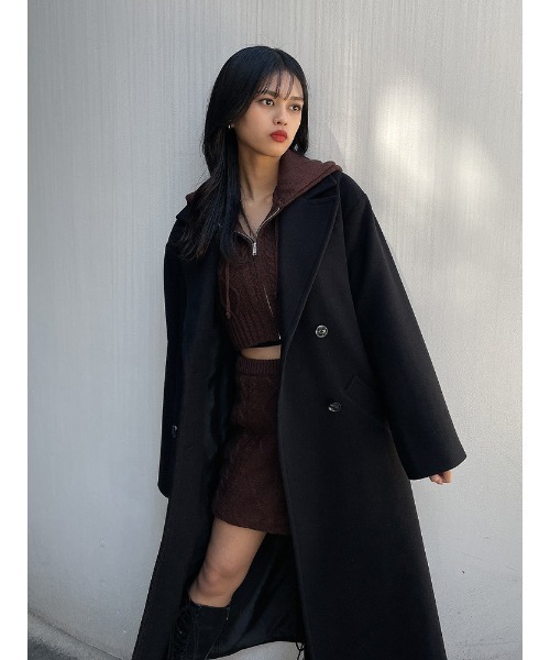 ENVYM(アンビー)の「ケーブルラップミニSK(スカート・レディース・ブラウン/ブラック・FREE)」の20枚目の写真