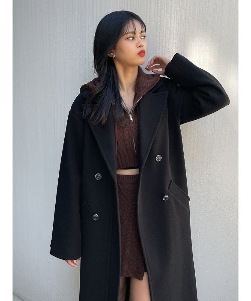 ENVYM(アンビー)の「ケーブルラップミニSK(スカート・レディース・ブラウン/ブラック・FREE)」の13枚目の写真