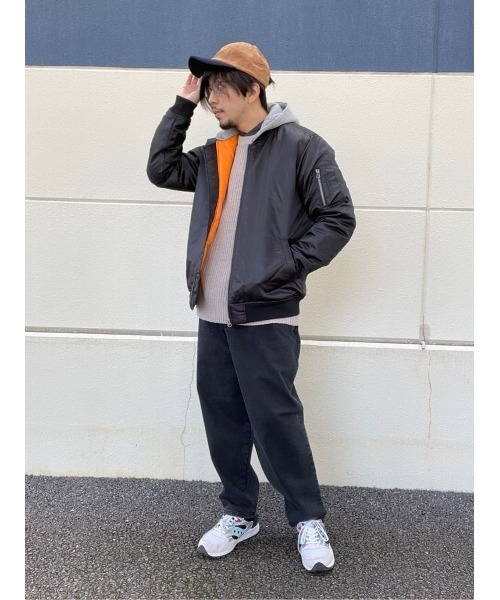 Right-on(ライトオン)の「畦編みクルーネック(ニット/セーター・メンズ・ブラック/ベージュ/オフホワイト・M/XL/L)」の22枚目の写真