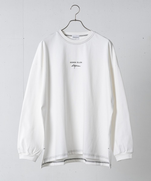 EDDEN ELLEN(エデンエレン)の「【EDDEN ELLEN】ヘビーウェイトシンプルロゴロンT(Tシャツ/カットソー・メンズ・ブルー/ブラック/カーキ/オレンジ/ホワイト・X-SMALL/SMALL/MEDIUM/LARGE)」の6枚目の写真