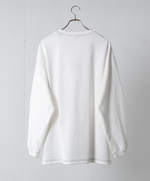 EDDEN ELLEN(エデンエレン)の「【EDDEN ELLEN】ヘビーウェイトシンプルロゴロンT(Tシャツ/カットソー・メンズ・ブルー/ブラック/カーキ/オレンジ/ホワイト・X-SMALL/SMALL/MEDIUM/LARGE)」の7枚目の写真