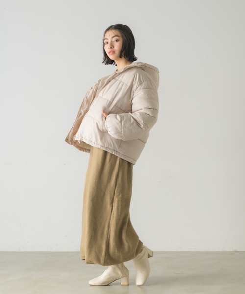 idem(イデム)の「arm warmers knit onepiece/アームウォーマ―ニットワンピース【Sサイズ展開あり】(ワンピース・レディース・アイボリー/モカ・FREE/SMALL)」の11枚目の写真