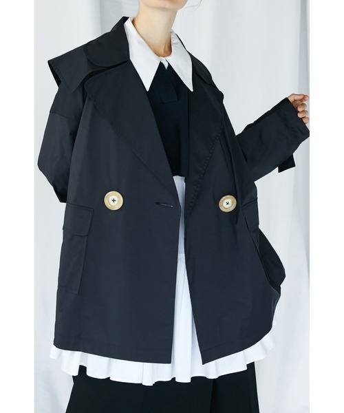 ENFOLD,LIMONTA ビッグカラージャケット - WEAR