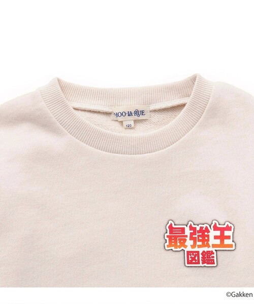 SHOO・LA・RUE(シューラルー)の「◆【最強王図鑑×SHOO・LA・RUE】バックプリントスウェット(スウェット・キッズ・グレー/ライトベージュ/ブラック・13/14/12/11)」の15枚目の写真