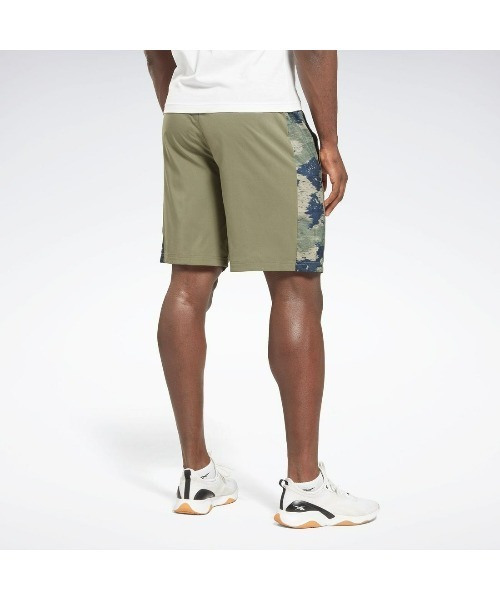 Reebok(リーボック)の「トレイン カモ ウォウブン ショートパンツ / TRAIN CAMO WOVEN SHORT(その他パンツ・メンズ・グリーン/ブラック/アーミー/ネイビー・LARGE/X-LARGE/X-SMALL/SMALL/MEDIUM/XX-LARGE/XXX-LARGE)」の7枚目の写真