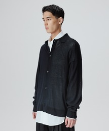 ADAM ET ROPE' | アセテートコットン 衿付き オーバーカーディガン/サステナブル(カーディガン/ボレロ)