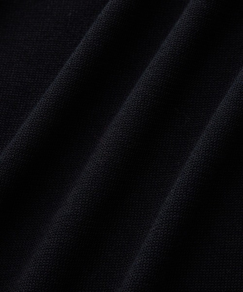 ADAM ET ROPE'（アダムエロペ）の「アセテートコットン 衿付き オーバーカーディガン/サステナブル（カーディガン/ボレロ・メンズ・ブラック/パープル・M/L）」の18枚目の写真