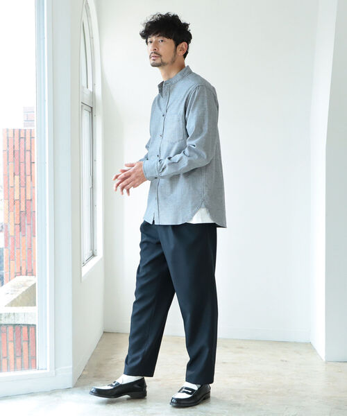 【美品】BEAMS PLUS 1タック ワイド テーパード トラウザーズ L 美品】BEAMS PLUS 1タック ワイド テーパード トラウザーズ L