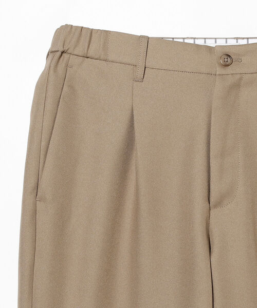 【美品】BEAMS PLUS 1タック ワイド テーパード トラウザーズ L BEAMS MEN｜BEAMS PLUS｜1プリーツ ツイル チノ トラウザーズ