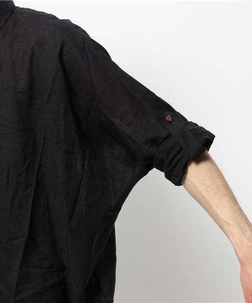 チャイハネ(チャイハネ)の「【チャイハネ】yul ネパールコットンドルマンスリーブシャツ(シャツ/ブラウス・メンズ・オフホワイト/ブラック/カーキ/ネイビー/ブラウン/グリーン系その他/キャメル/ターコイズブルー/ブルー・FREE)」の16枚目の写真