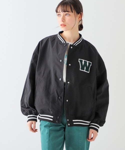 Honeys（ハニーズ）の「スタジャン（スタジャン・レディース・グリーン/ホワイト/ネイビー/ブラック・M/S/L）」の10枚目の写真