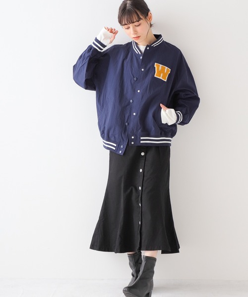 Honeys（ハニーズ）の「スタジャン（スタジャン・レディース・グリーン/ホワイト/ネイビー/ブラック・M/S/L）」の13枚目の写真