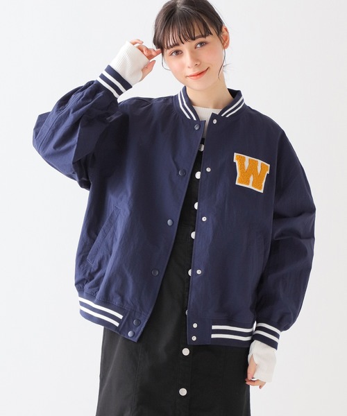 Honeys（ハニーズ）の「スタジャン（スタジャン・レディース・グリーン/ホワイト/ネイビー/ブラック・M/S/L）」の14枚目の写真