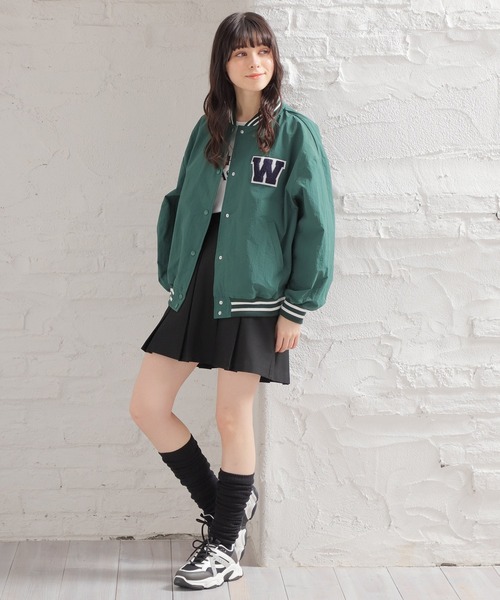 Honeys（ハニーズ）の「スタジャン（スタジャン・レディース・グリーン/ホワイト/ネイビー/ブラック・M/S/L）」の16枚目の写真