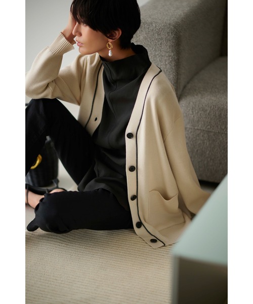 美品✨Mila Owen　透け感　シースルー　ブラウス　長袖シャツ　ホワイト 付け襟つき4WAYオフショルブラウス【ウォッシャブル】(シャツ