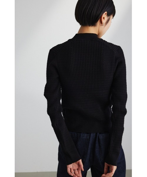 STYLEMIXER（スタイルミキサー）の「アイレットパターンニットトップ（ニット/セーター・レディース・ライトベージュ/サックスブルー/ブラック・FREE）」の13枚目の写真