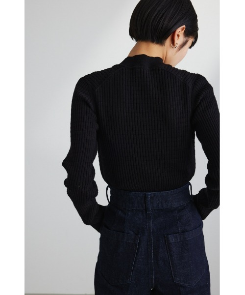 STYLEMIXER（スタイルミキサー）の「アイレットパターンニットトップ（ニット/セーター・レディース・ライトベージュ/サックスブルー/ブラック・FREE）」の20枚目の写真