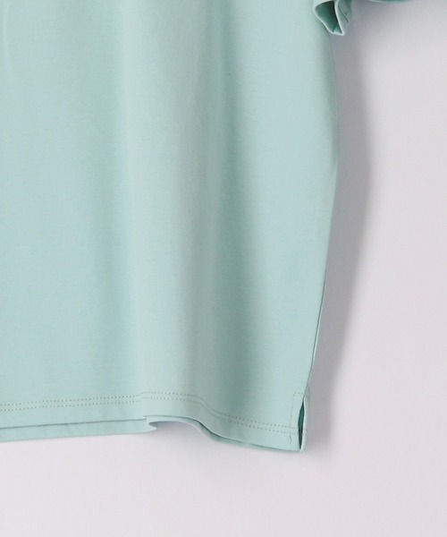 ROPE' PICNIC（ロペピクニック）の「【KIDS】肩あきフリルハーフスリーブTシャツ（Tシャツ/カットソー・キッズ・ホワイト/ライトグリーン/ラベンダー・110/120/130/140/150）」の7枚目の写真