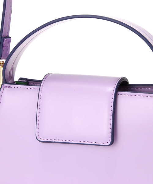 N.（N. Natural Beauty Basic）（エヌエヌナチュラルビューティーベーシック）の「横型ミニショルダーバッグ（トートバッグ・レディース・パープル/ホワイト・ﾌﾘ-）」の21枚目の写真