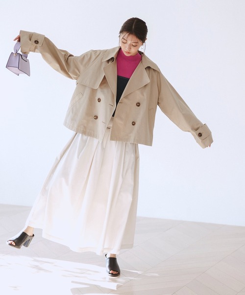 N.（N. Natural Beauty Basic）（エヌエヌナチュラルビューティーベーシック）の「横型ミニショルダーバッグ（トートバッグ・レディース・パープル/ホワイト・ﾌﾘ-）」の20枚目の写真