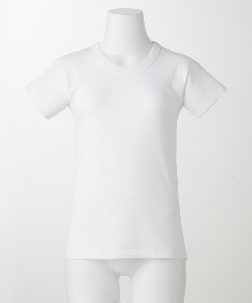 こどもグンゼ（コドモグンゼ）の「こどもグンゼ 男の子 半袖Tシャツ 抗菌防臭 部屋干し対応 2枚組　本体綿100％（インナーウェア/肌着・キッズ・ブラック/ホワイト・150/130/110/120/140/170/100/160）」の10枚目の写真